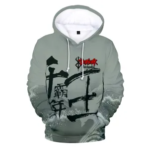 Anime Berserk Hoodies Casual Hooded Sweatshirts Unisex Pullovers