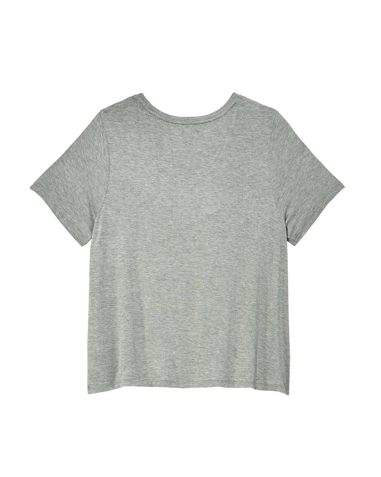 Ashley Fitted Graphic Tee | Light Grey / Pink