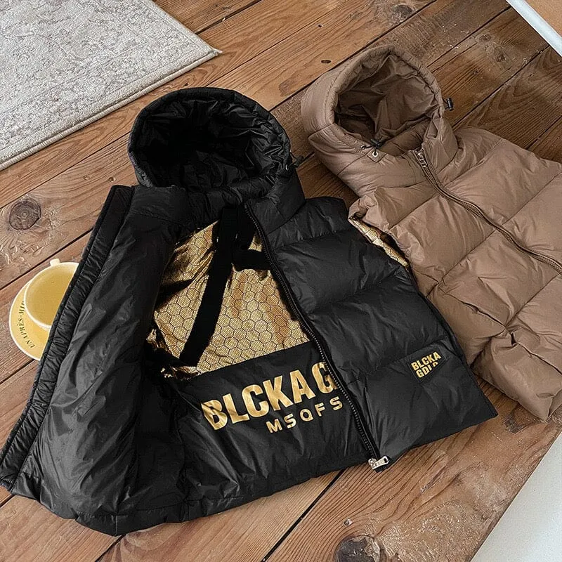Black Gold Winter Down Vest