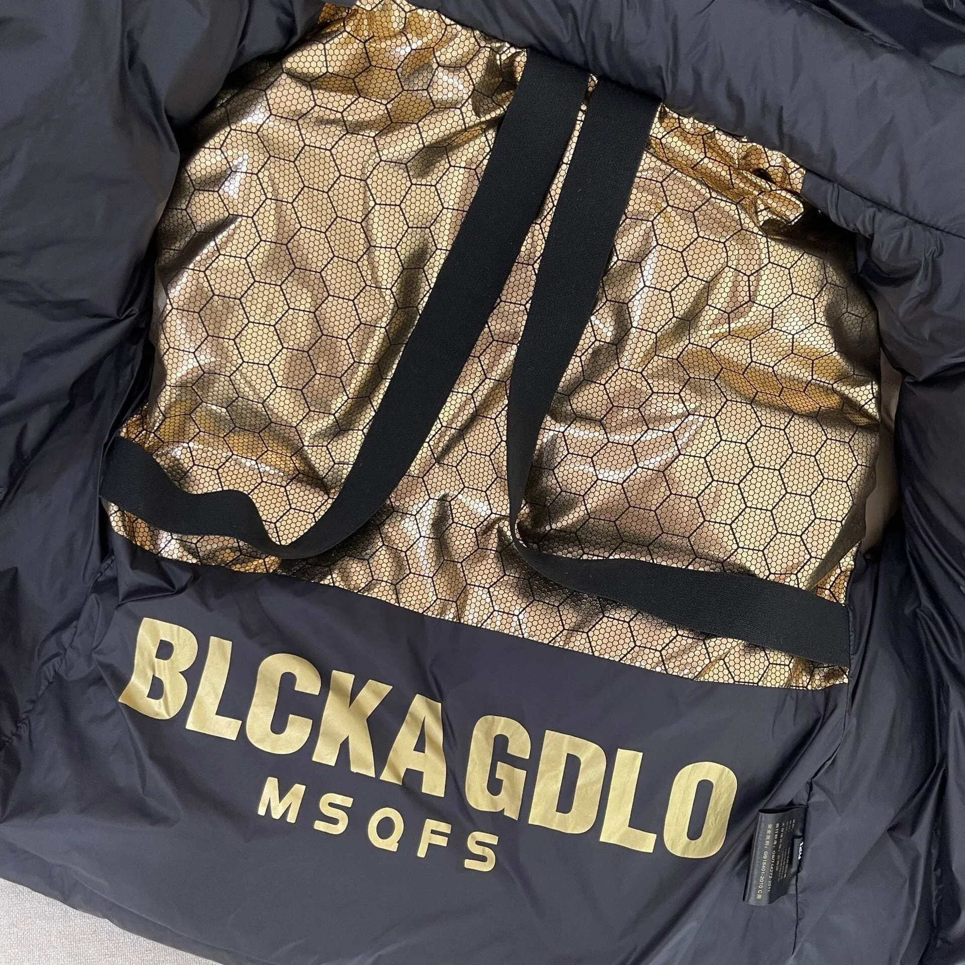 Black Gold Winter Down Vest