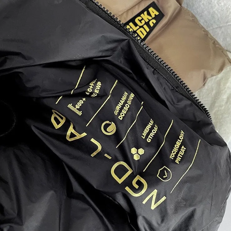 Black Gold Winter Down Vest