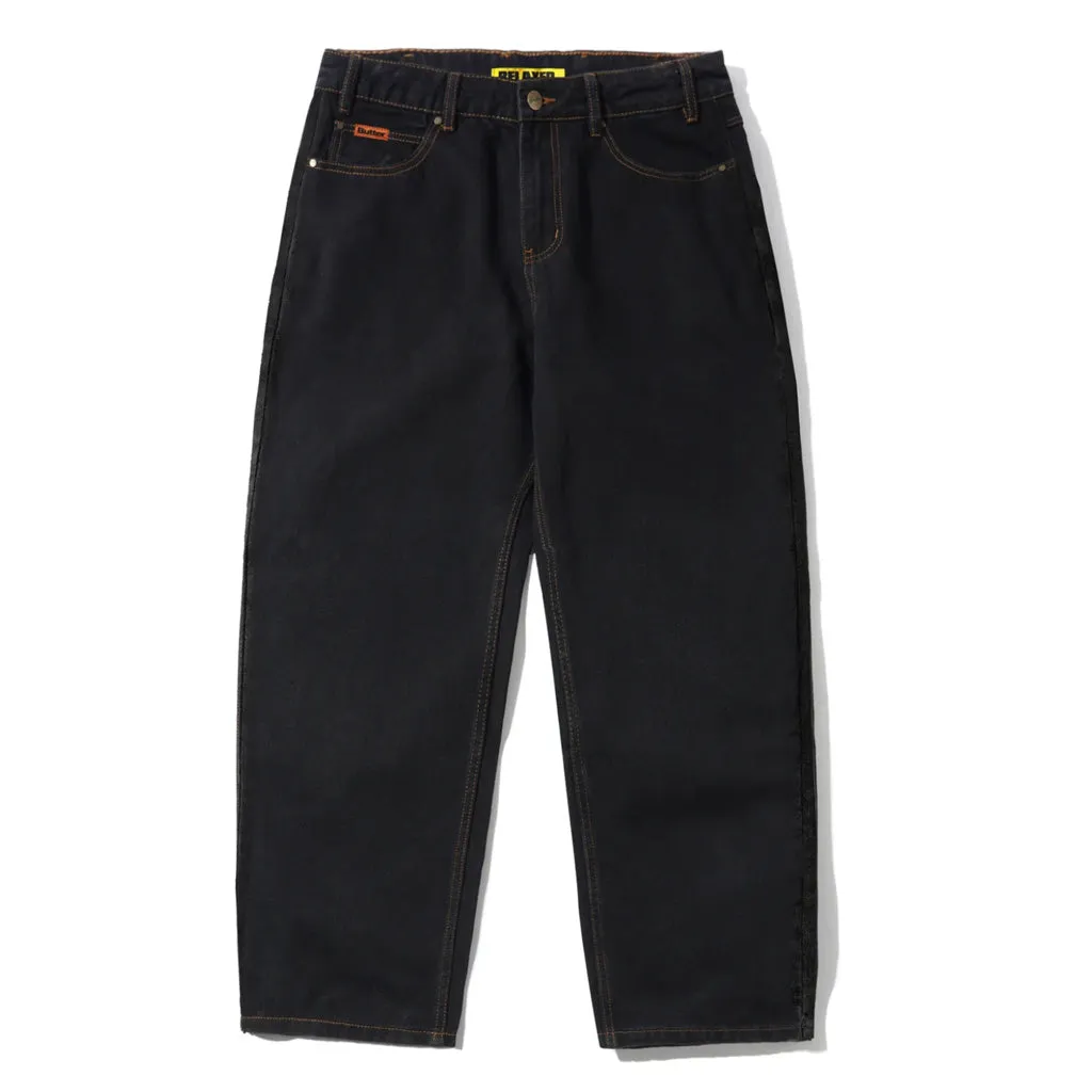 BUTTER GOODS RELAXED DENIM JEANS - WASHED BLACK