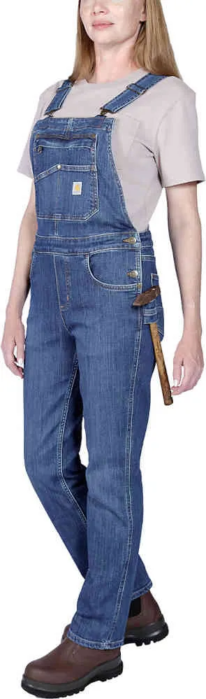Carhartt Women's Rugged Flex Relaxed Denim Overalls
