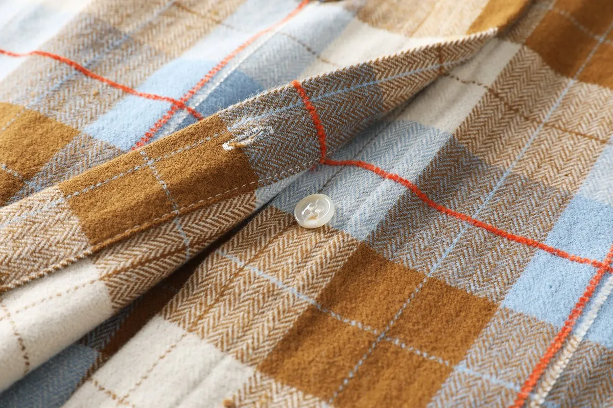 Charley Plus Size Fleece Checked Shirt