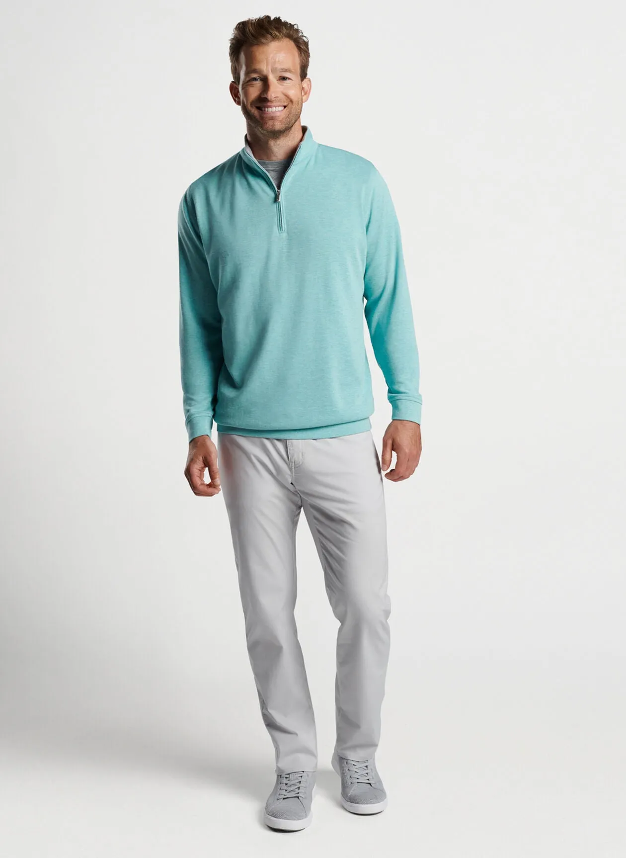 Crown Comfort Pullover in Cloud by Peter Millar