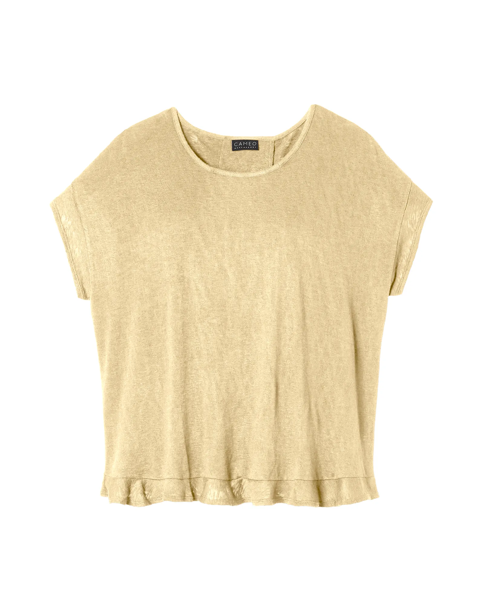 Faith Ruffle Dolman Top | Yellow