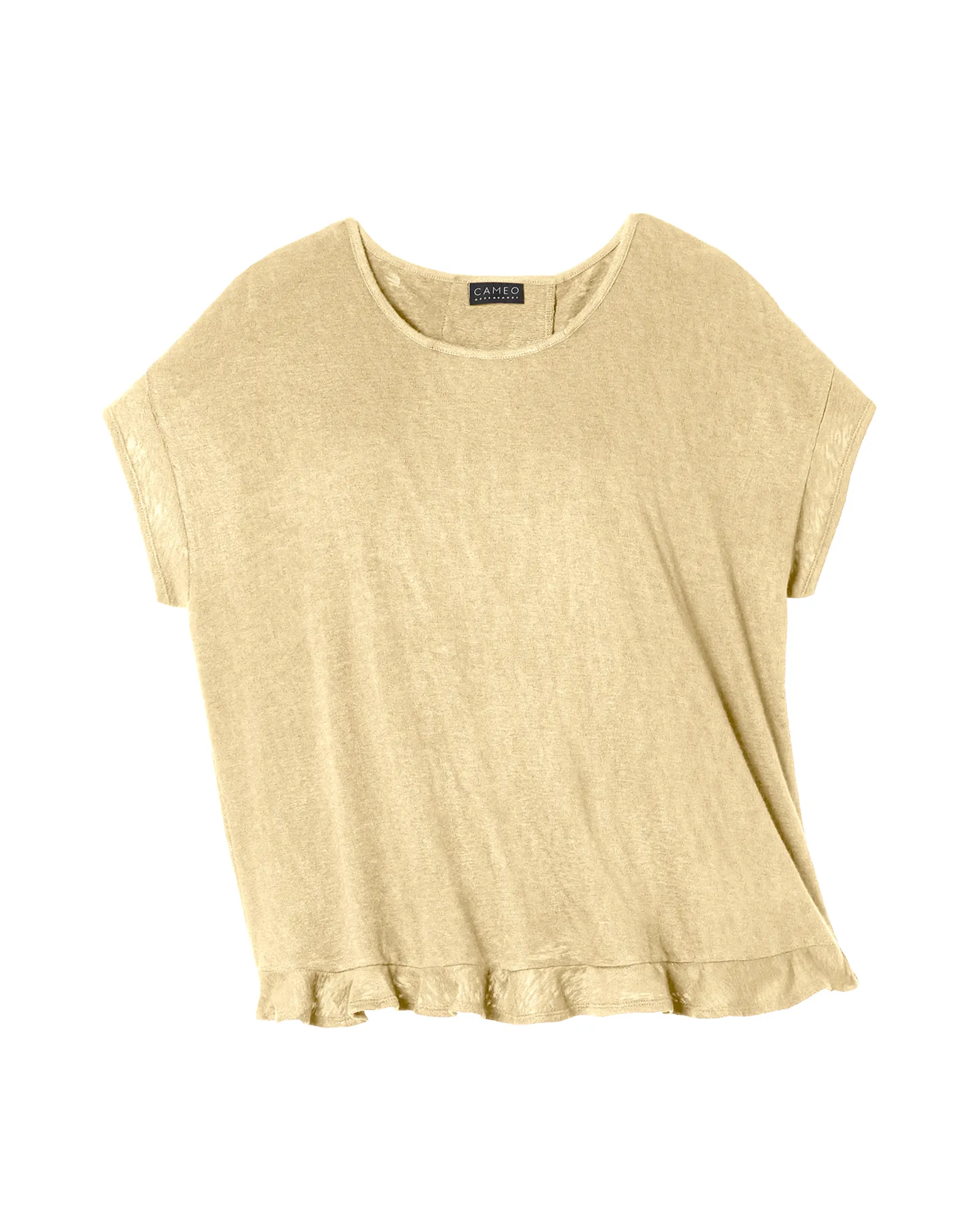 Faith Ruffle Dolman Top | Yellow