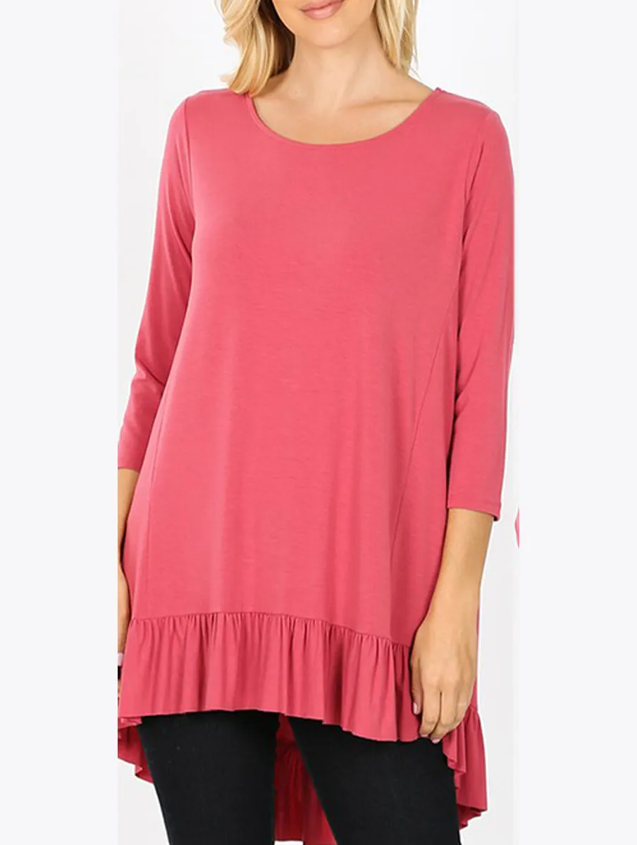 Feeling' Flirty 3/4 Sleeve Tee