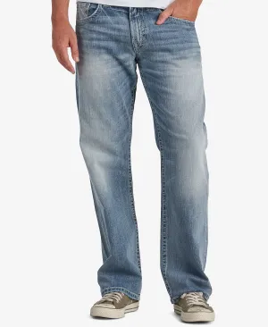 Gordie Silver Jeans Co. Men's Straight Stretch Relaxed Jeans, Multi