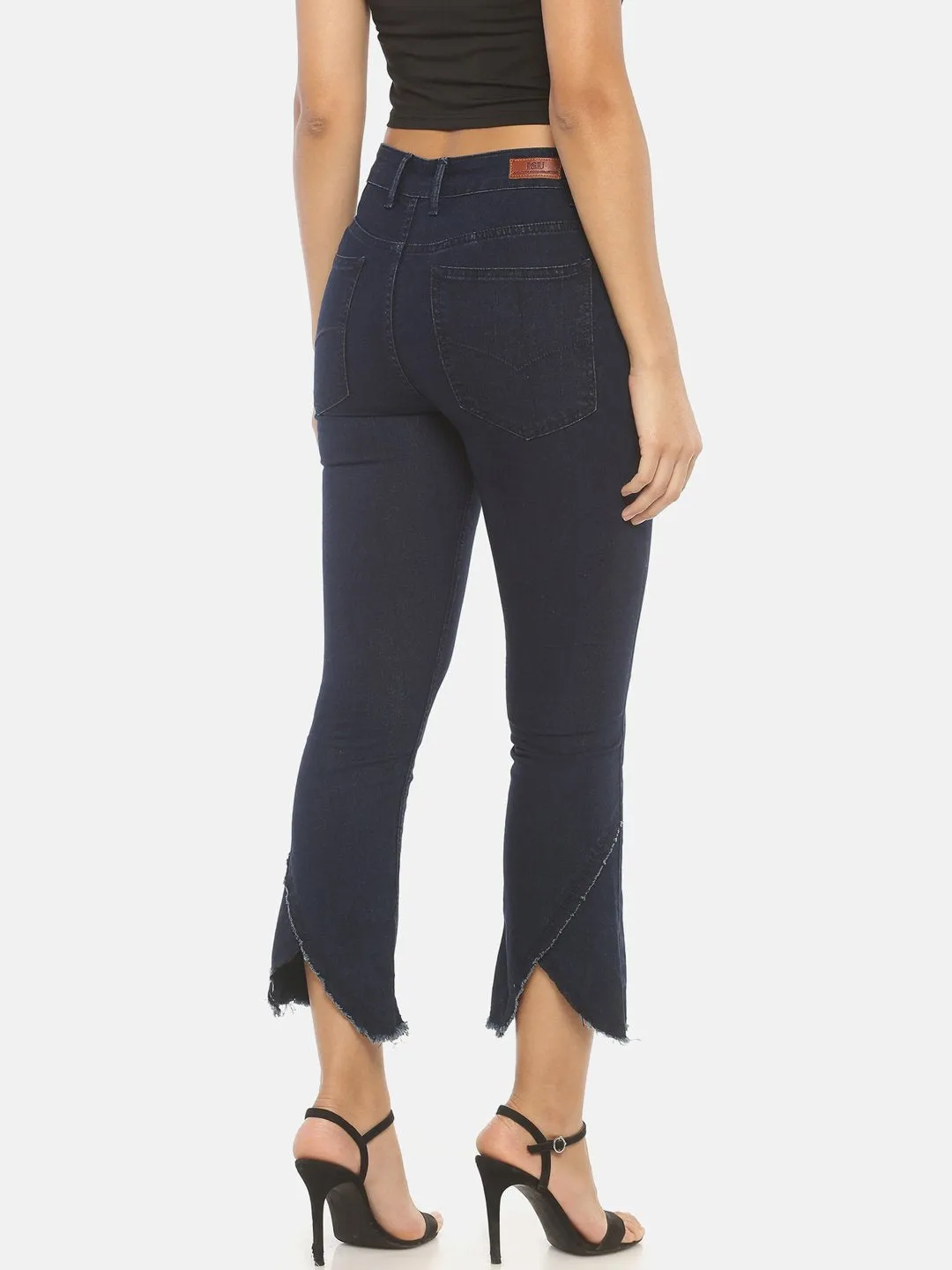 IS.U Indigo Mid Rise Flare Jeans