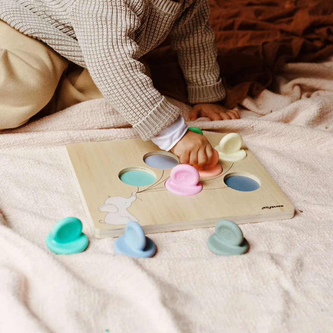 Jellystone Designs Balloon Colour Sorter - Rainbow Pastel