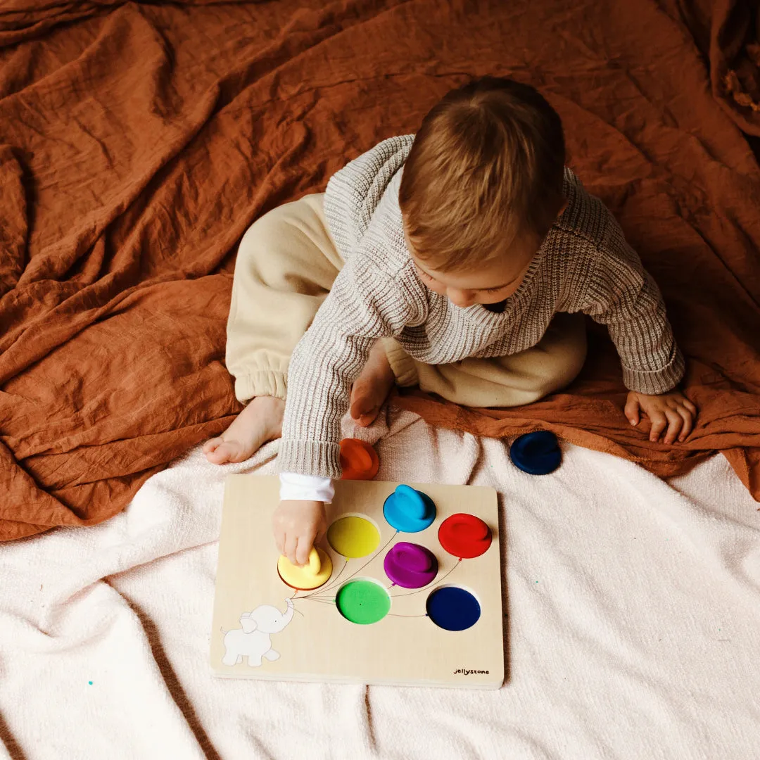 Jellystone Designs Balloon Colour Sorter - Rainbow Pastel