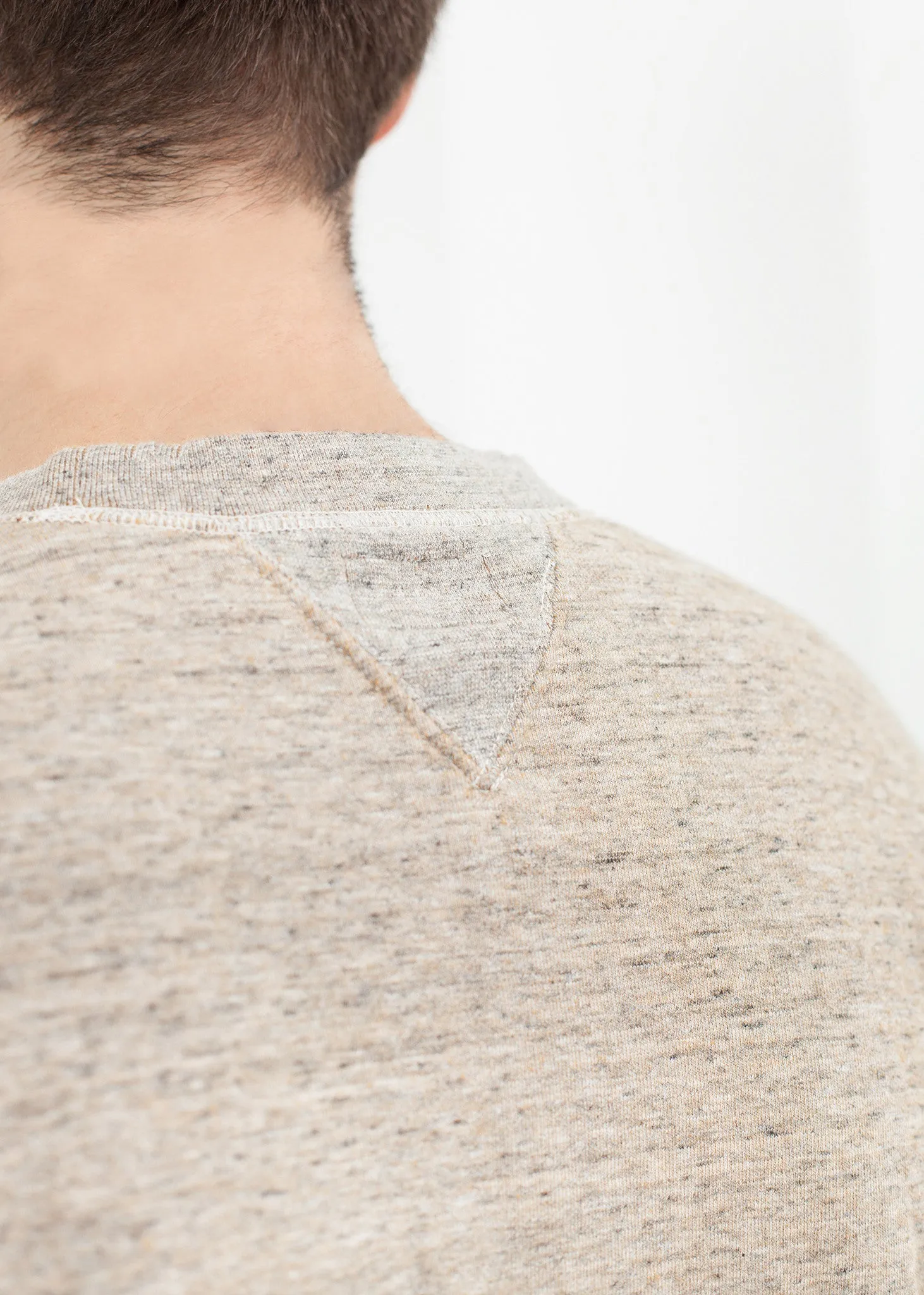 Jeth Sweatshirt in Grey/Rust -UEB