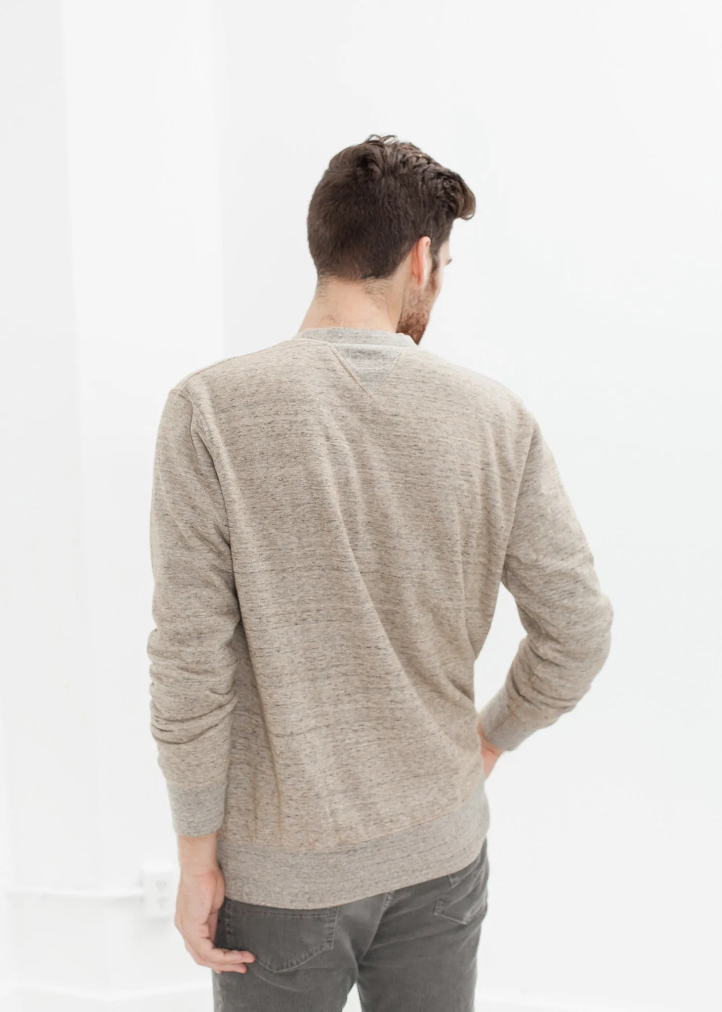 Jeth Sweatshirt in Grey/Rust -UEB