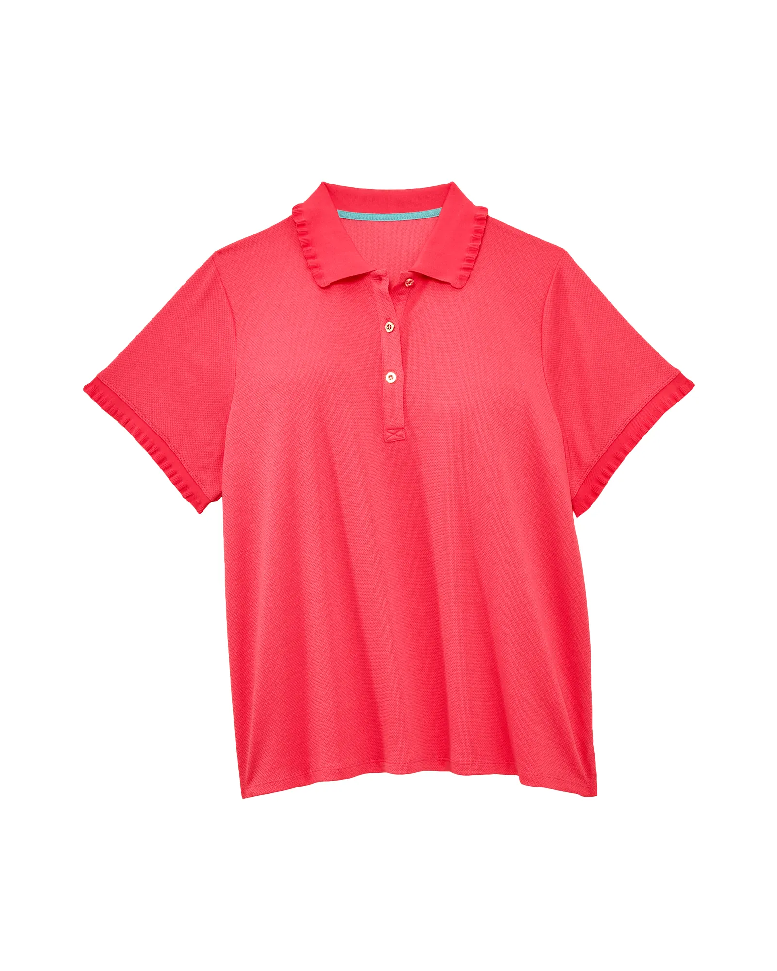 Kylie Short Sleeve Polo Top | Pink