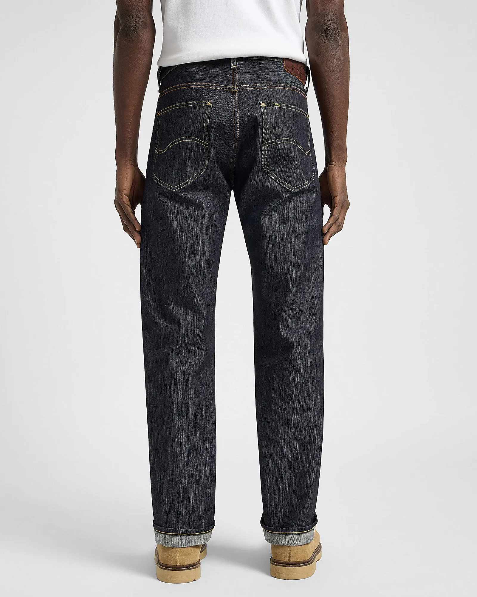 Lee 101 Z Relaxed Fit Recycled Cotton 14.75oz Selvedge Mens Jeans - Dry