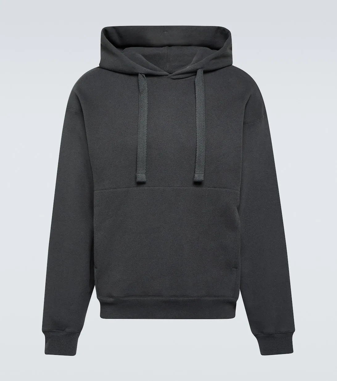 Lemaire Cotton Jersey Blend Hoodie, Gray