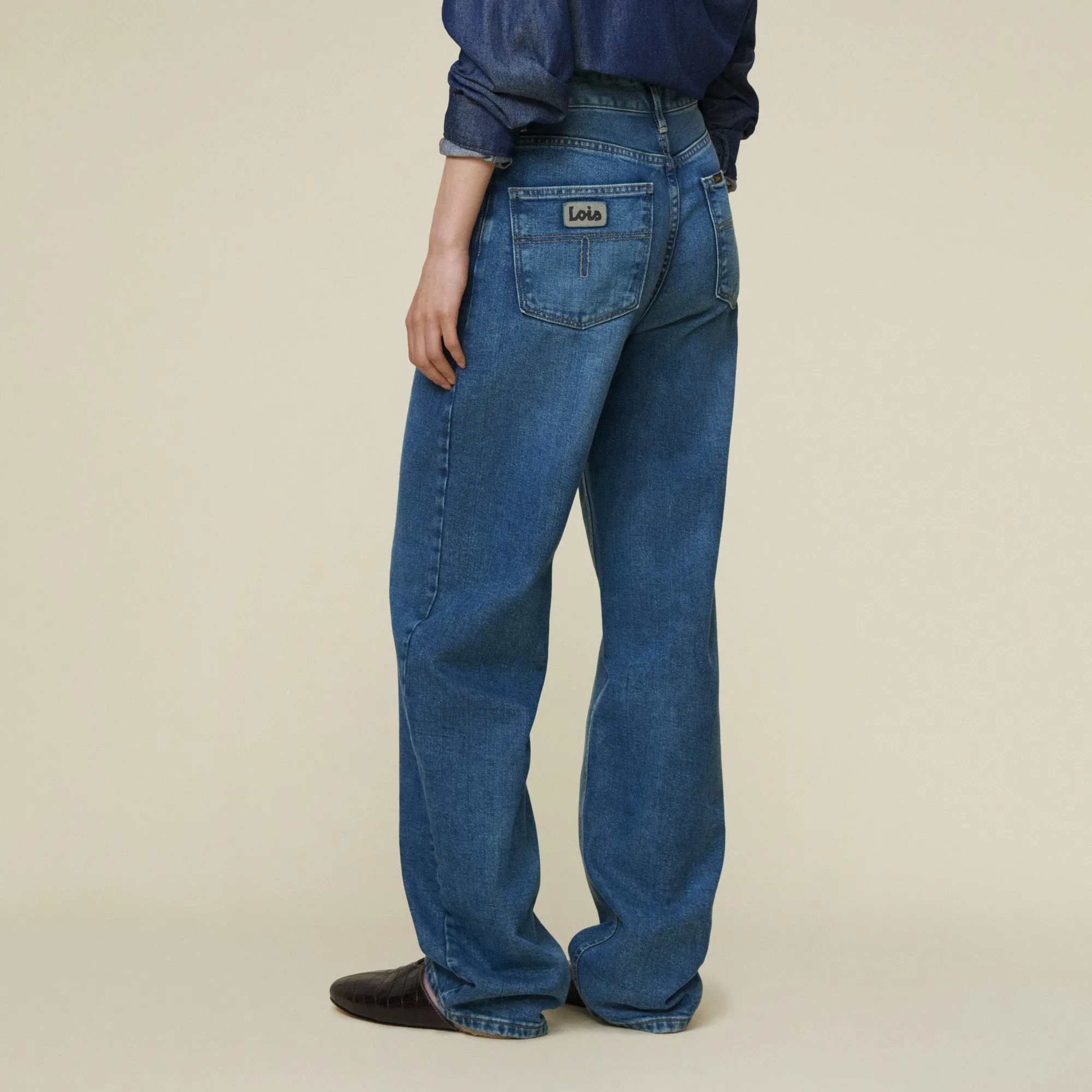 Maya Folded Soft - High Rise Straight Fit