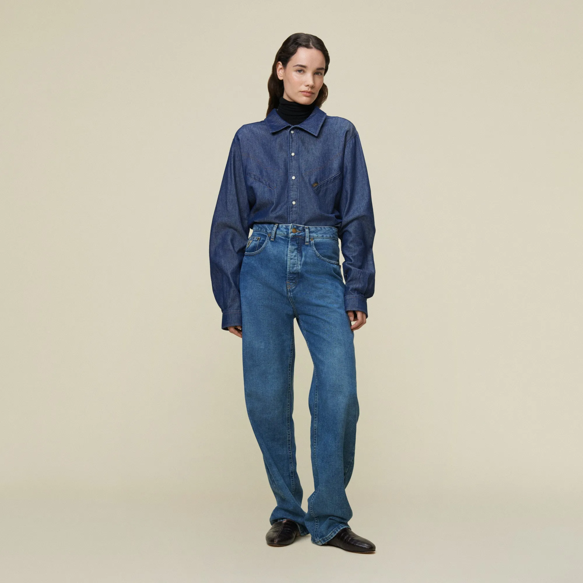 Maya Folded Soft - High Rise Straight Fit