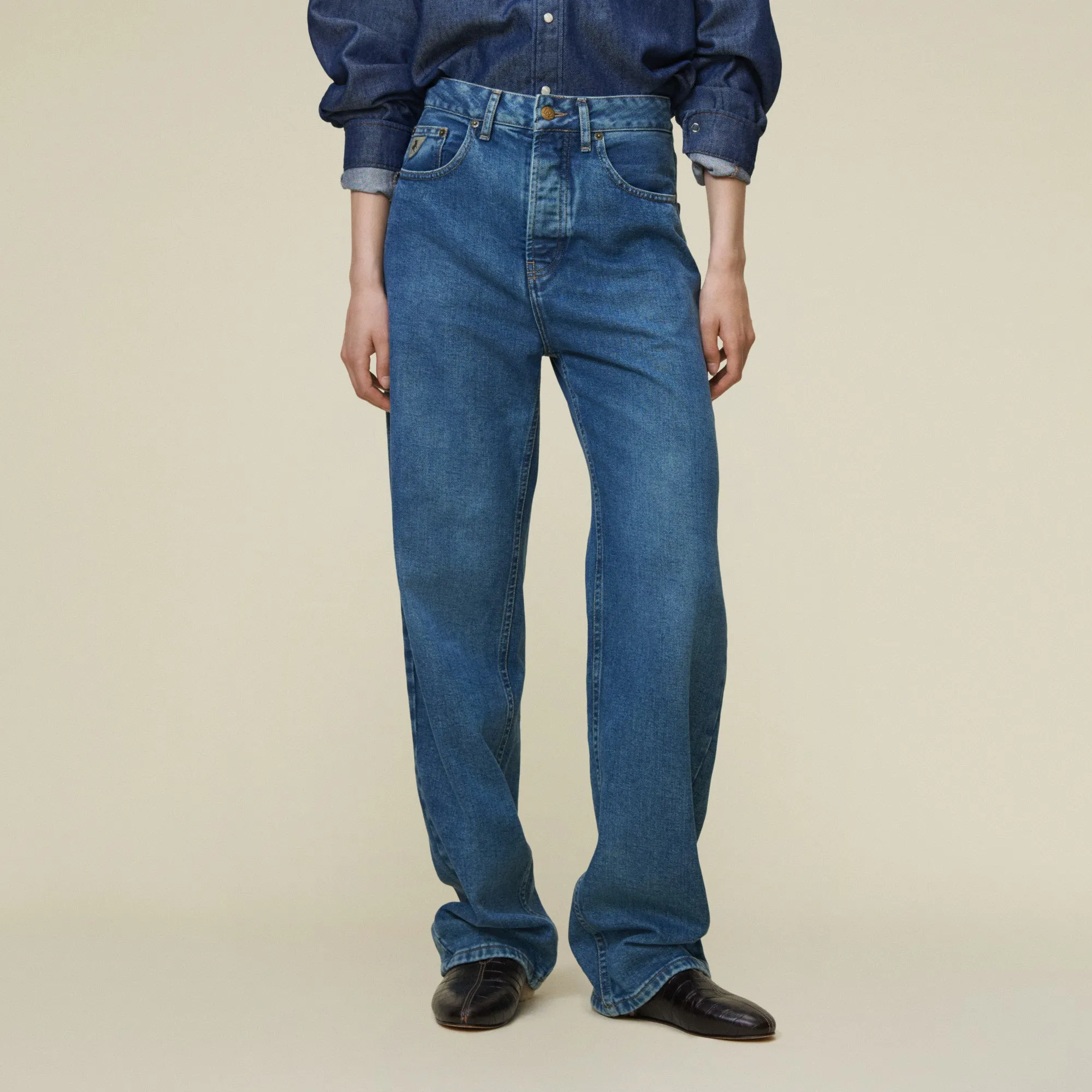 Maya Folded Soft - High Rise Straight Fit
