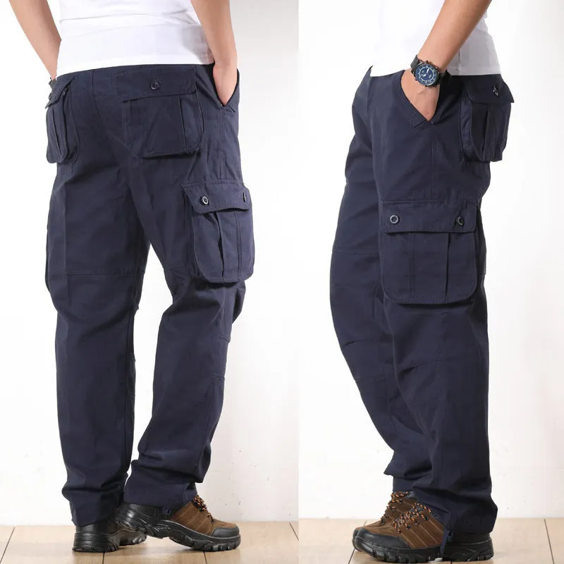 Multi-Pocket Outdoor Loose Overalls