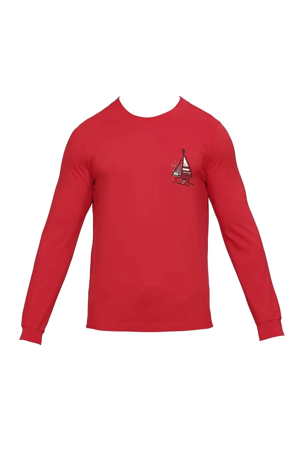 Muscle Fit Cotton Solid Crew T-shirts