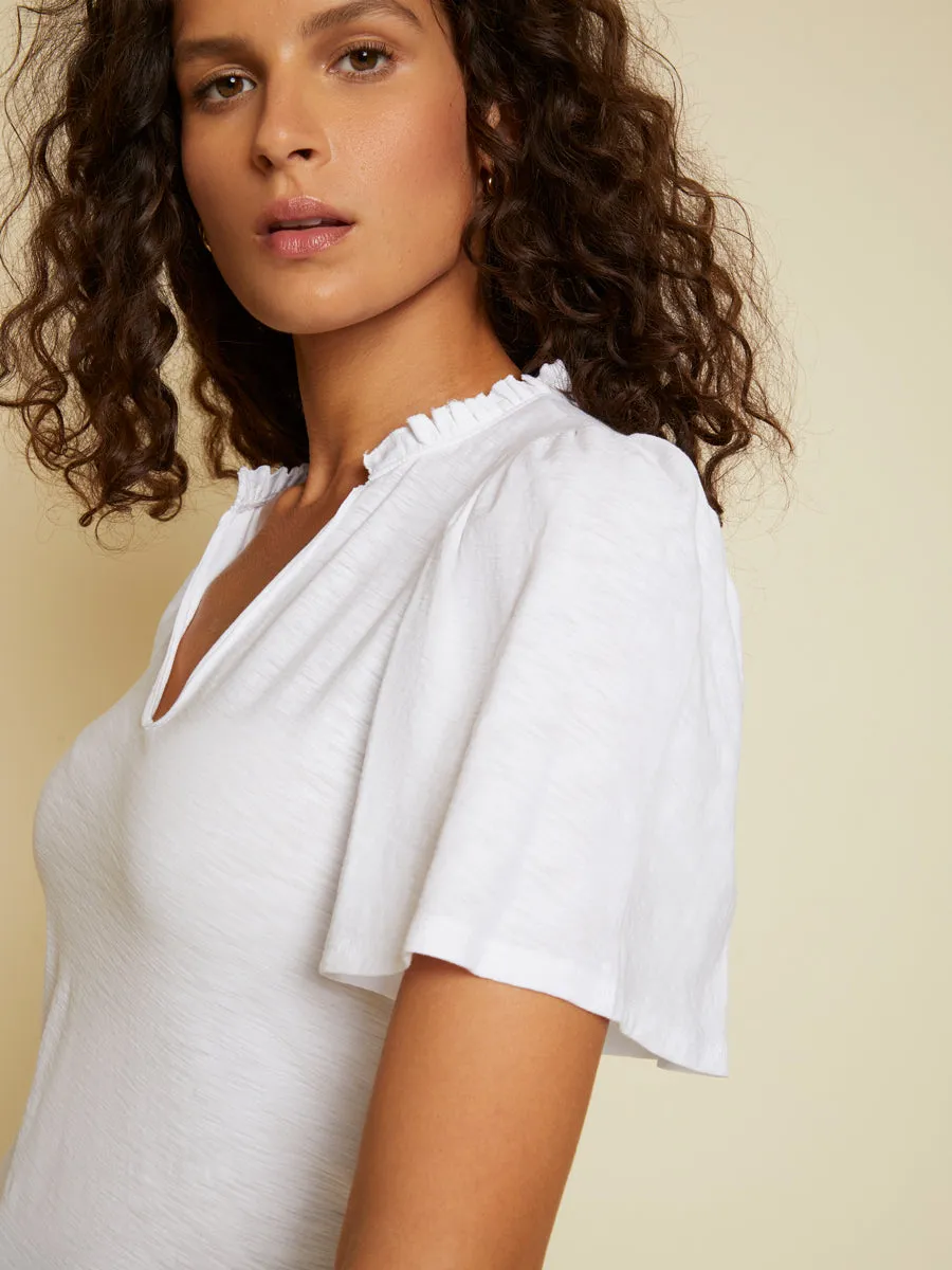 Nation LTD - Tierra Flirty Tee in White