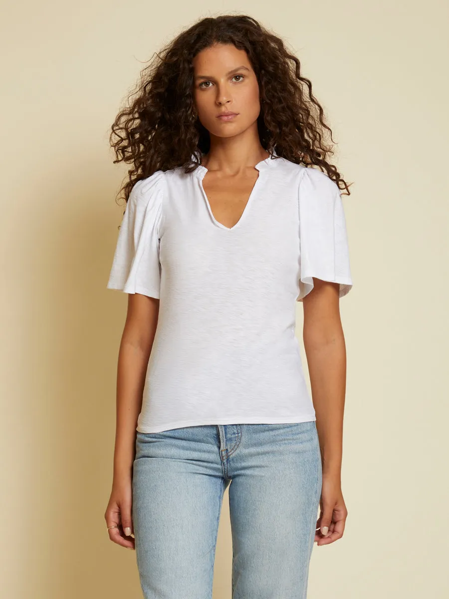 Nation LTD - Tierra Flirty Tee in White