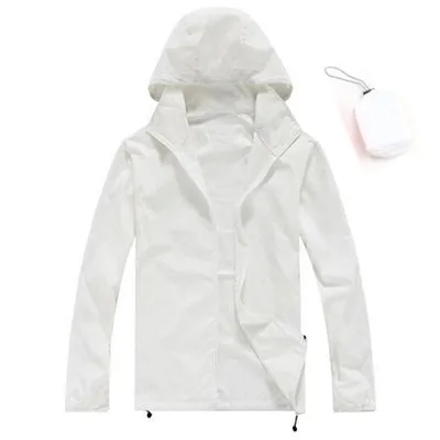 New Men's Quick Dry Skin Jackets Women Coats Ultra-Light Casual Windbreaker Waterproof Windproof Brand Clothing SEA211