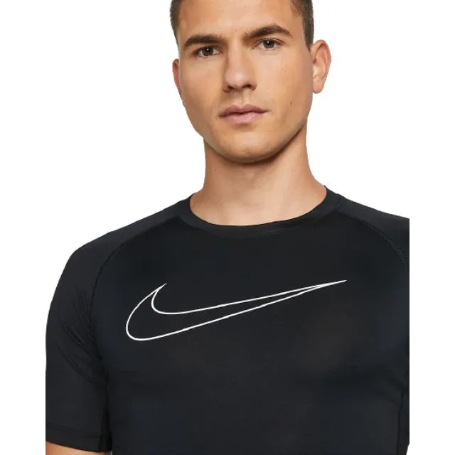 Nike Pro Dri-Fit Men Training T-Shirt Black/White Dd1992-010