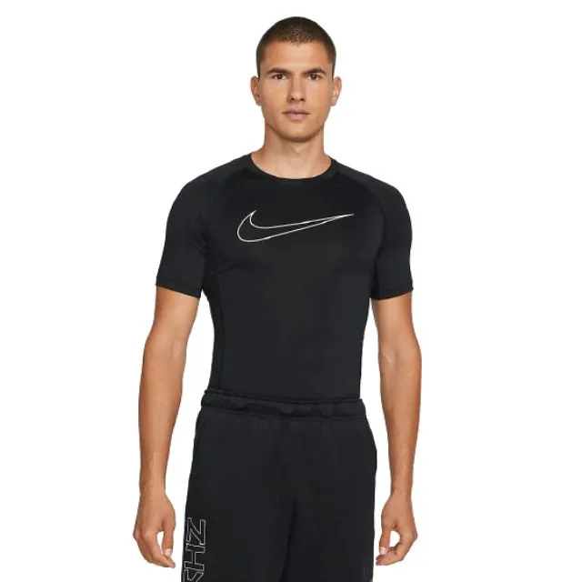Nike Pro Dri-Fit Men Training T-Shirt Black/White Dd1992-010