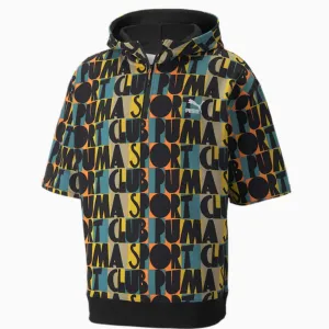 Puma HC AOP SHORT SLEEVE Hoodie Men’s - PUMA BLACK