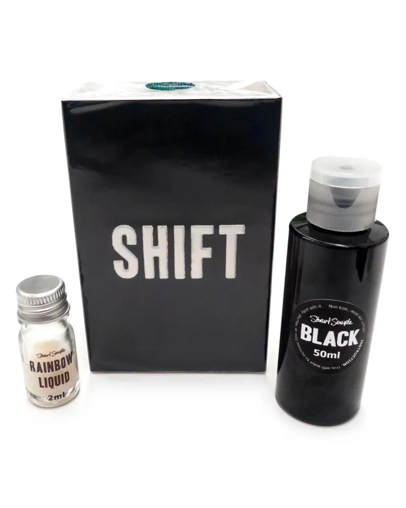 SHIFT - Colour changing rainbow paint - Black 2.0 x Rainbow Liquid