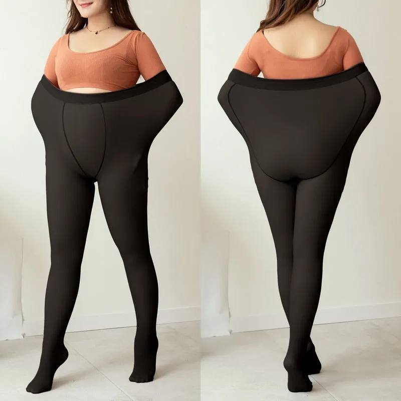 Sugar Translucent Fleece Lined Tights