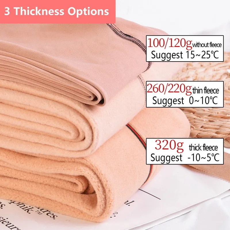 Sugar Translucent Fleece Lined Tights