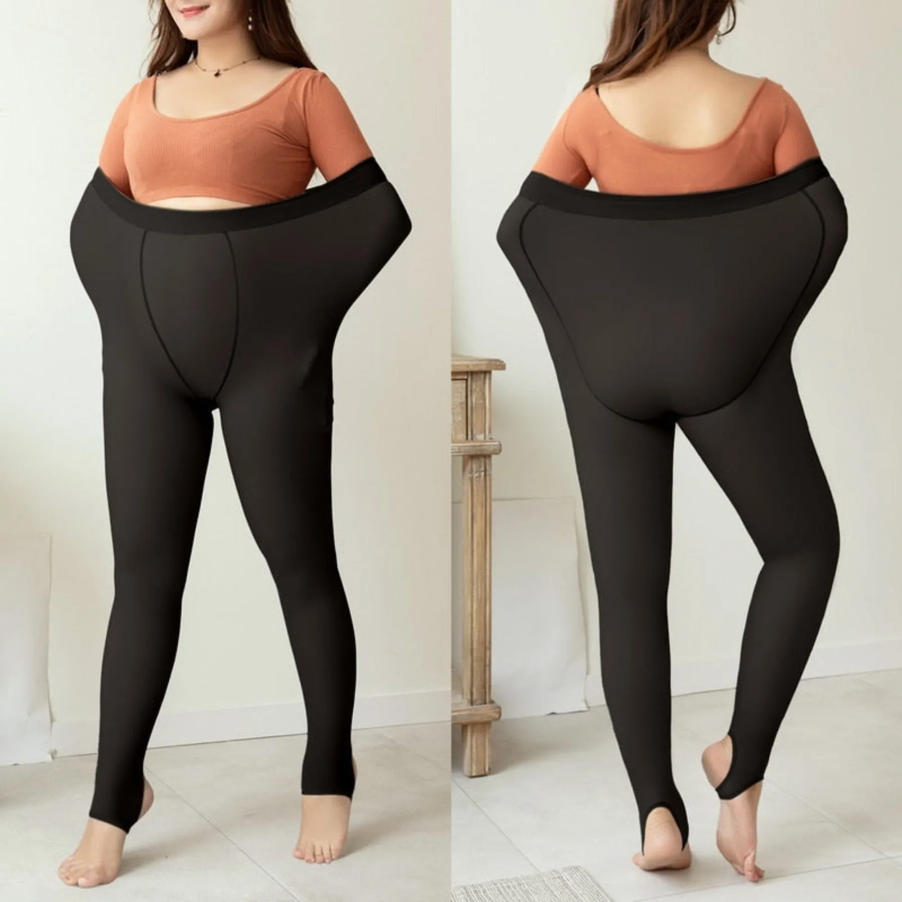 Sugar Translucent Fleece Lined Tights