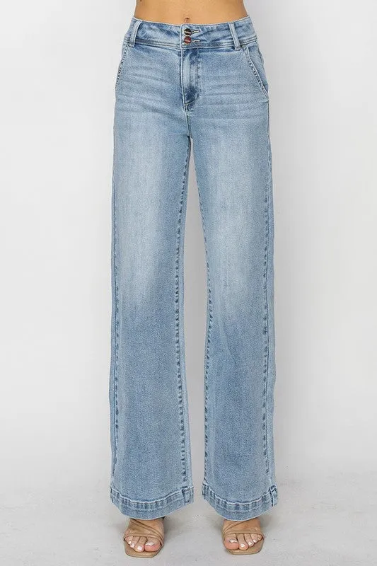 The Haley High Rise Wide Jean