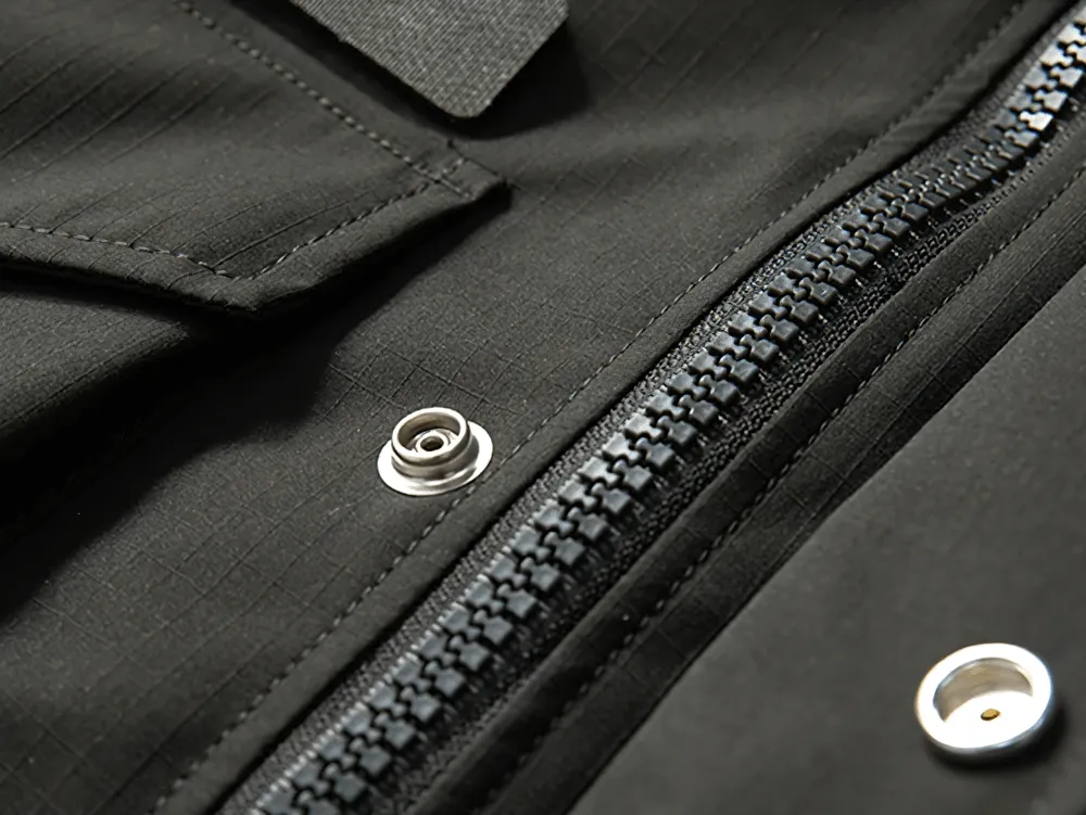 Waterproof Hooded Jacket with Multiple Pockets - SF2262