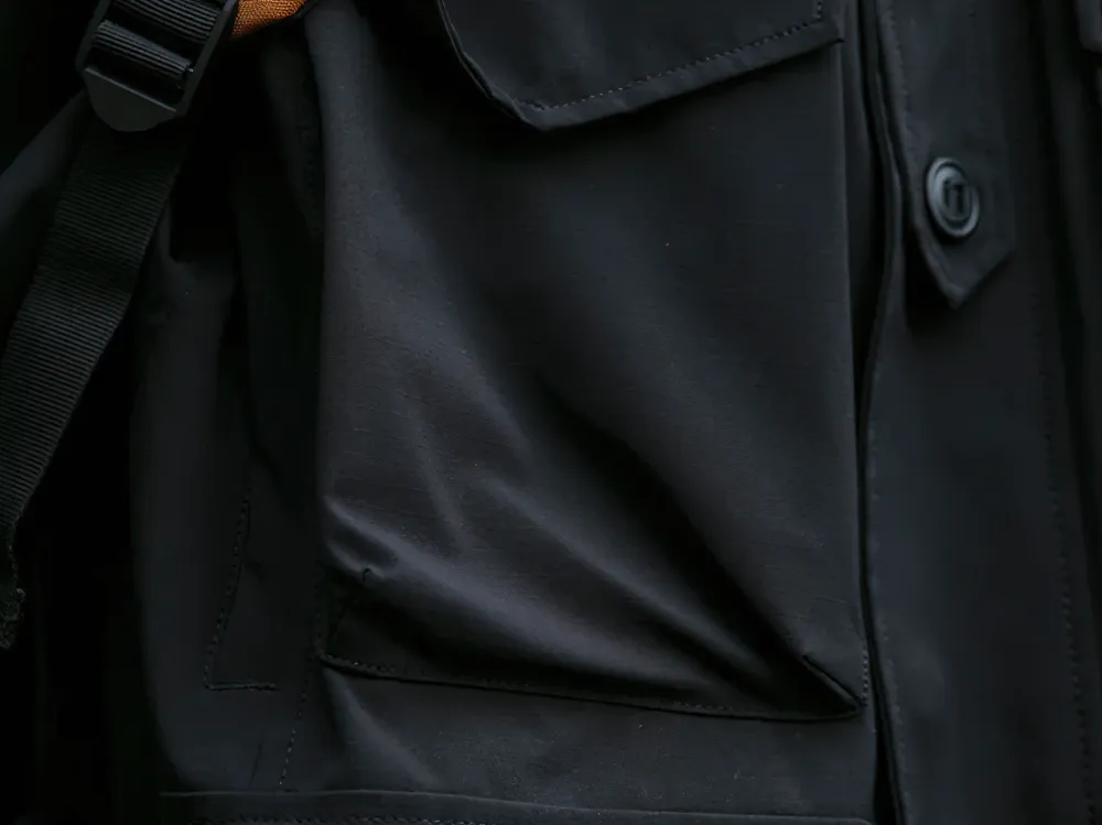 Waterproof Hooded Jacket with Multiple Pockets - SF2262