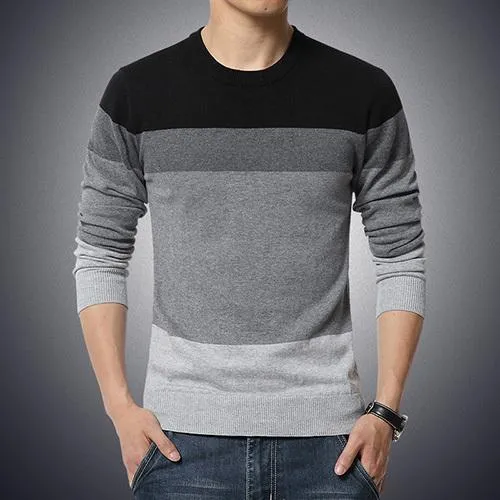 West Louis Casual O-Neck Sweater Pullover