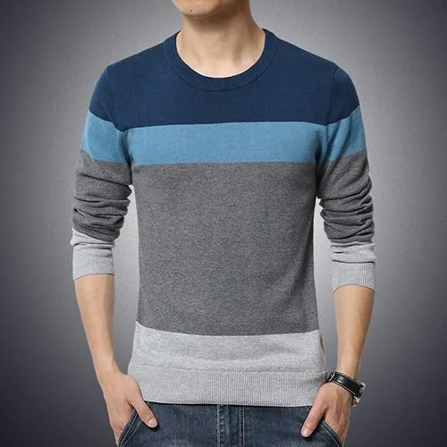 West Louis Casual O-Neck Sweater Pullover