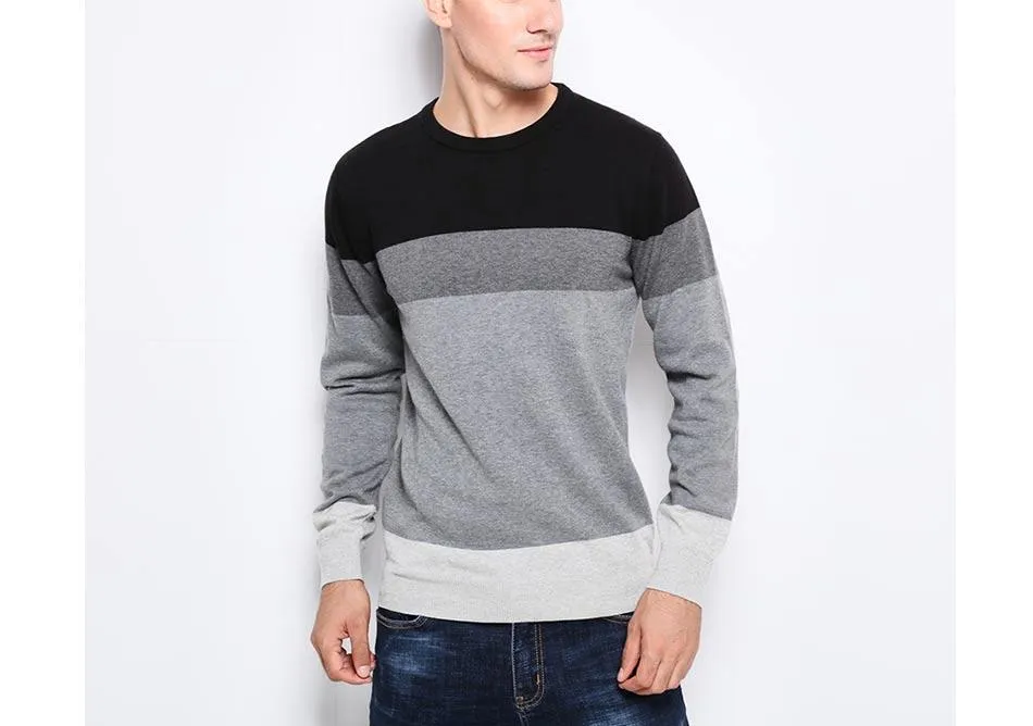 West Louis Casual O-Neck Sweater Pullover