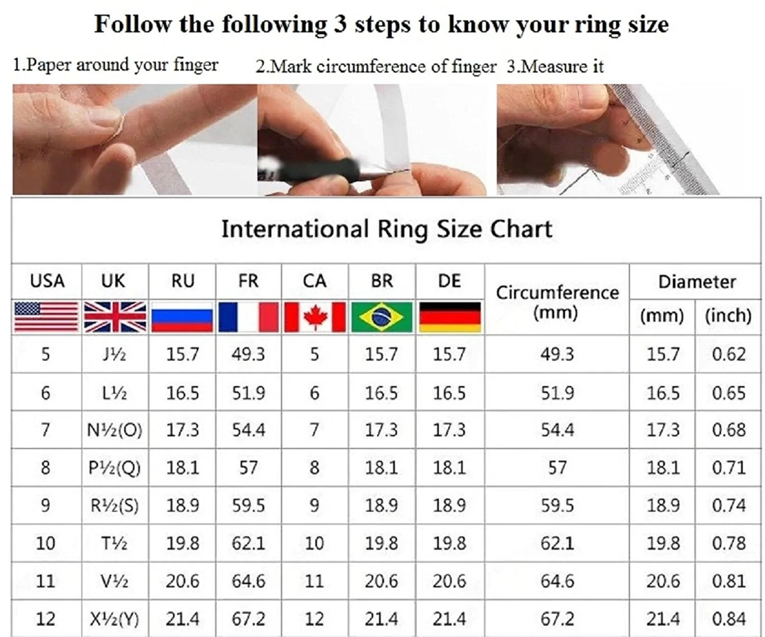 WildKlass Rhodium Plated Stackable Ring Set