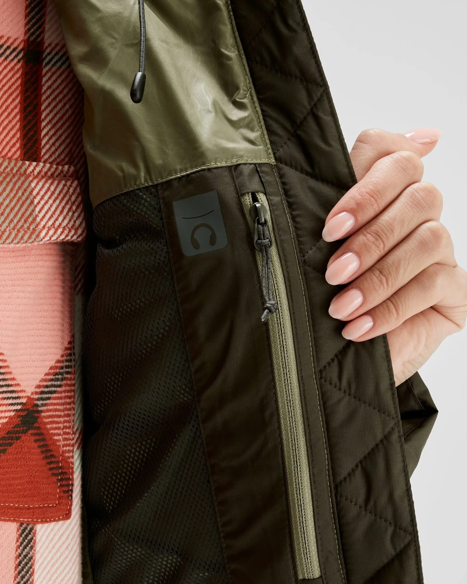 Women's Epiq Hooded Down Jacket - Beech/Dark Moss
