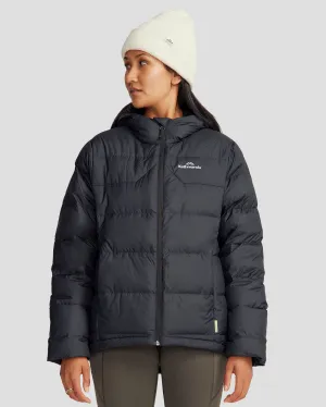 Women's Epiq Hooded Down Jacket - Black