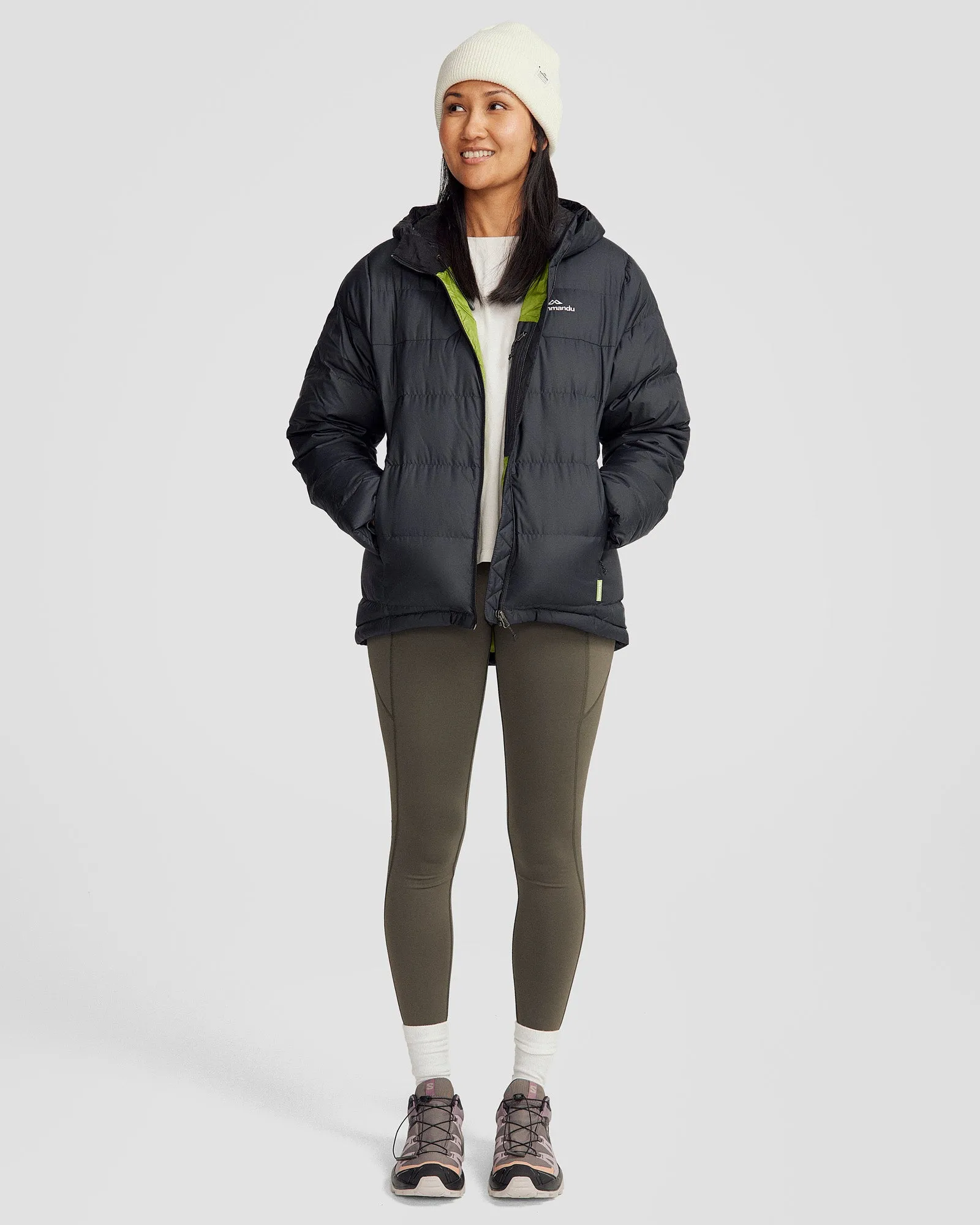 Women's Epiq Hooded Down Jacket - Black