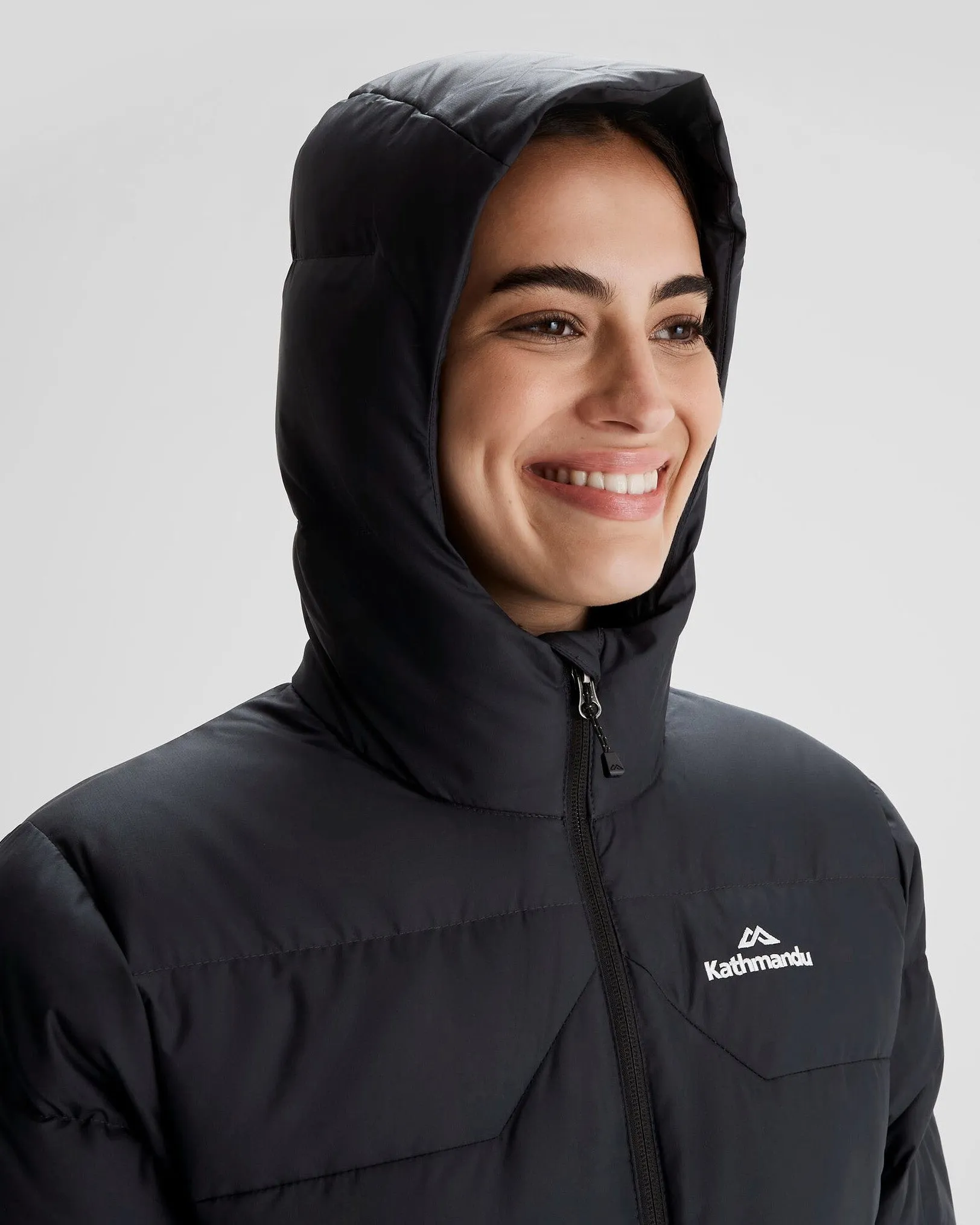 Women's Epiq Hooded Down Jacket - Black/Black