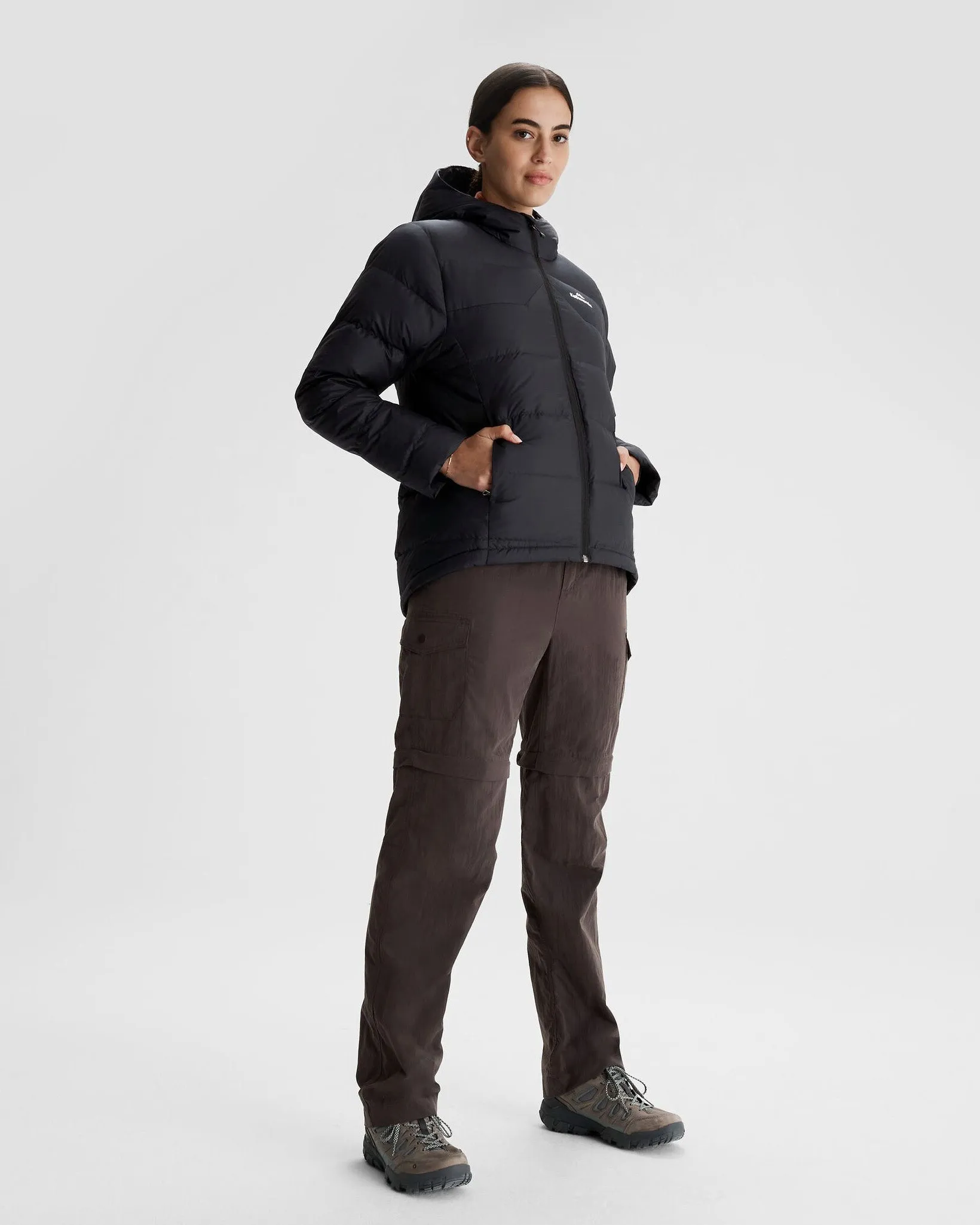 Women's Epiq Hooded Down Jacket - Black/Black