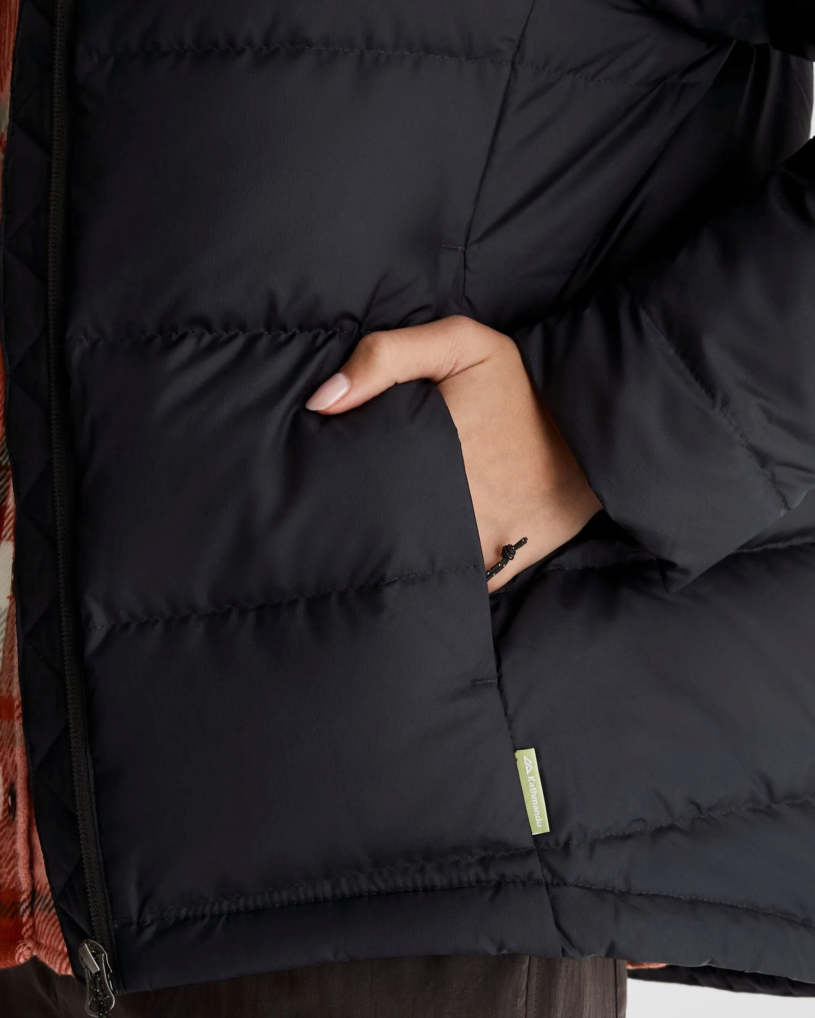 Women's Epiq Hooded Down Jacket - Black/Black