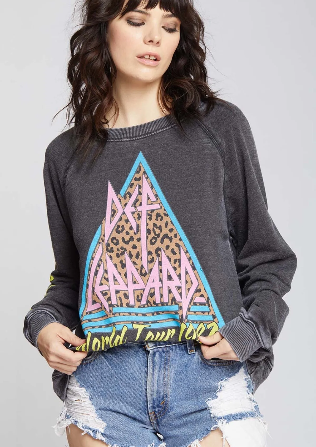 World Tour Long Sleeve Burnout Sweatshirt